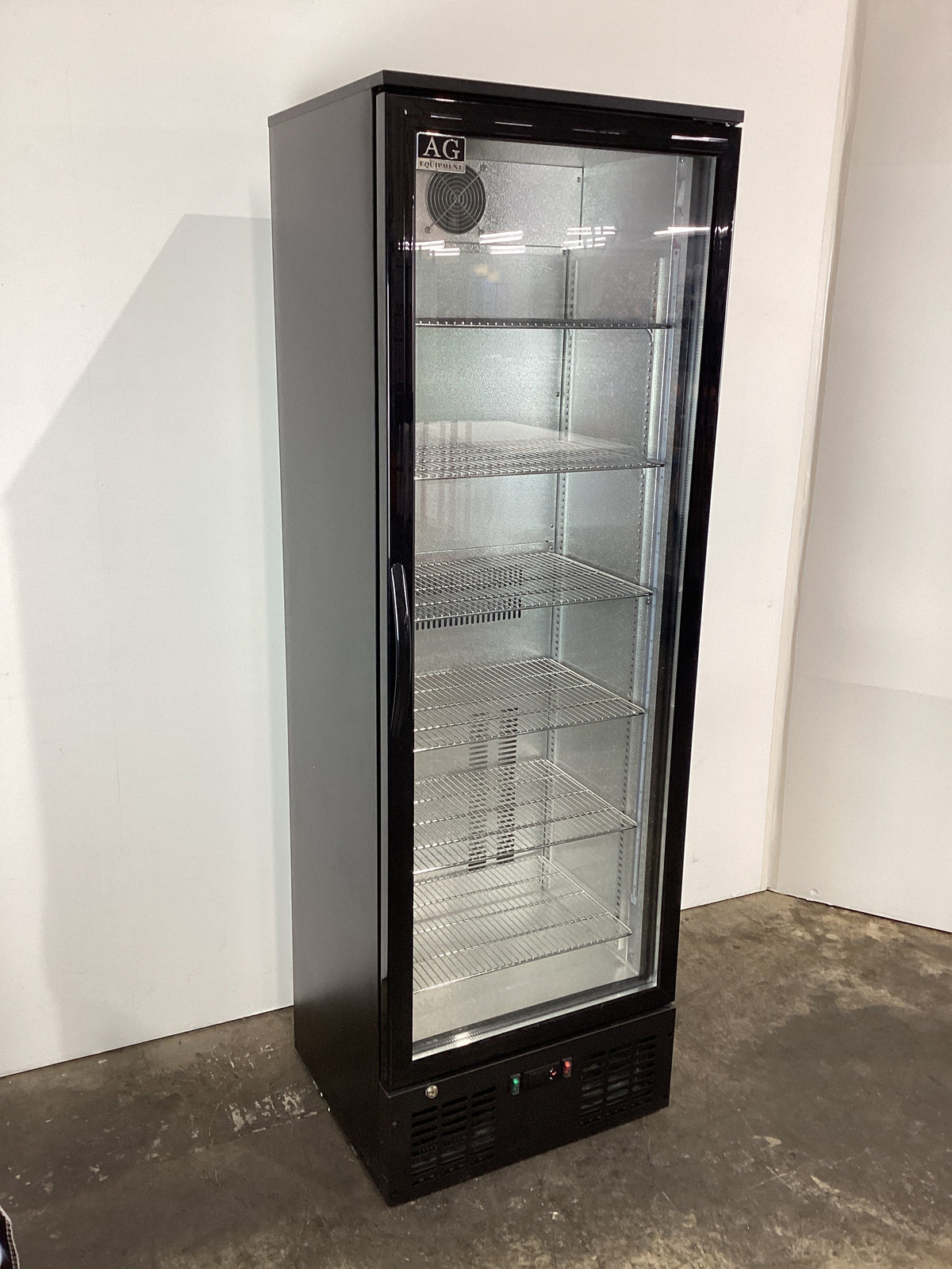 AG B300G Upright Glass Door Fridge