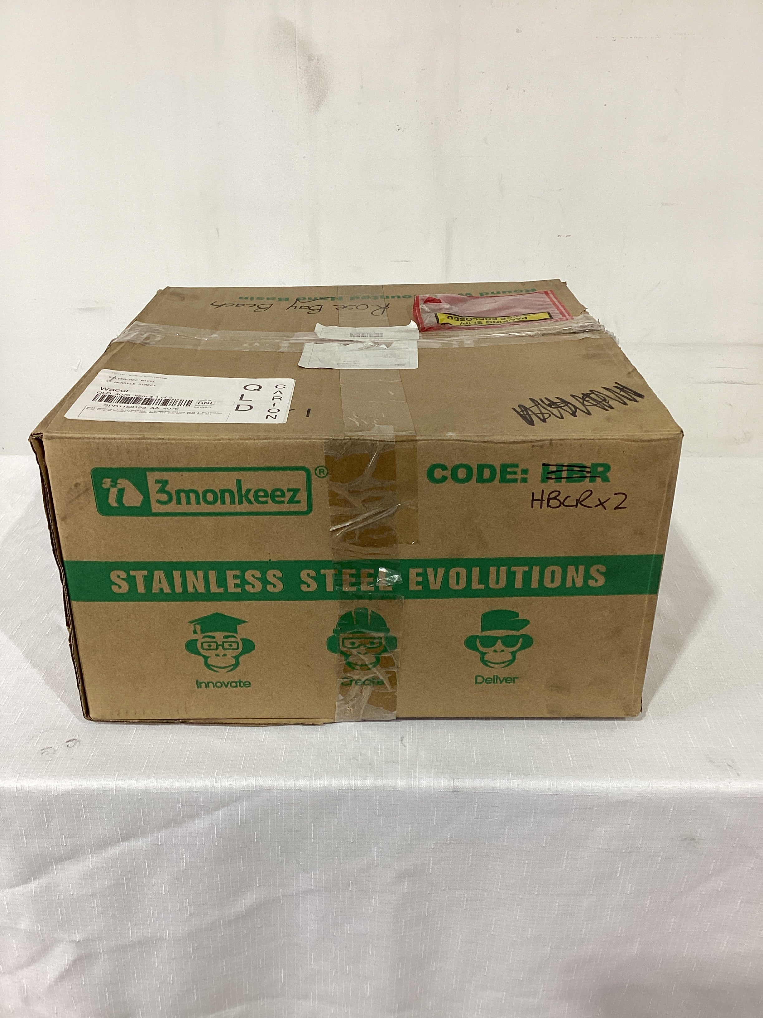 3Monkeez HBCR Stainless Steel Wall Mounted Sink