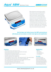 Adam Equipment Aqua ABW 16 - Washdown Scales