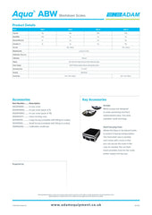 Adam Equipment Aqua ABW 4 - Washdown Scales