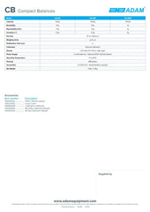 Adam Equipment CB 3000 - Compact Balance