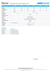 Adam Equipment Dune DCT 5000 - Compact Balance