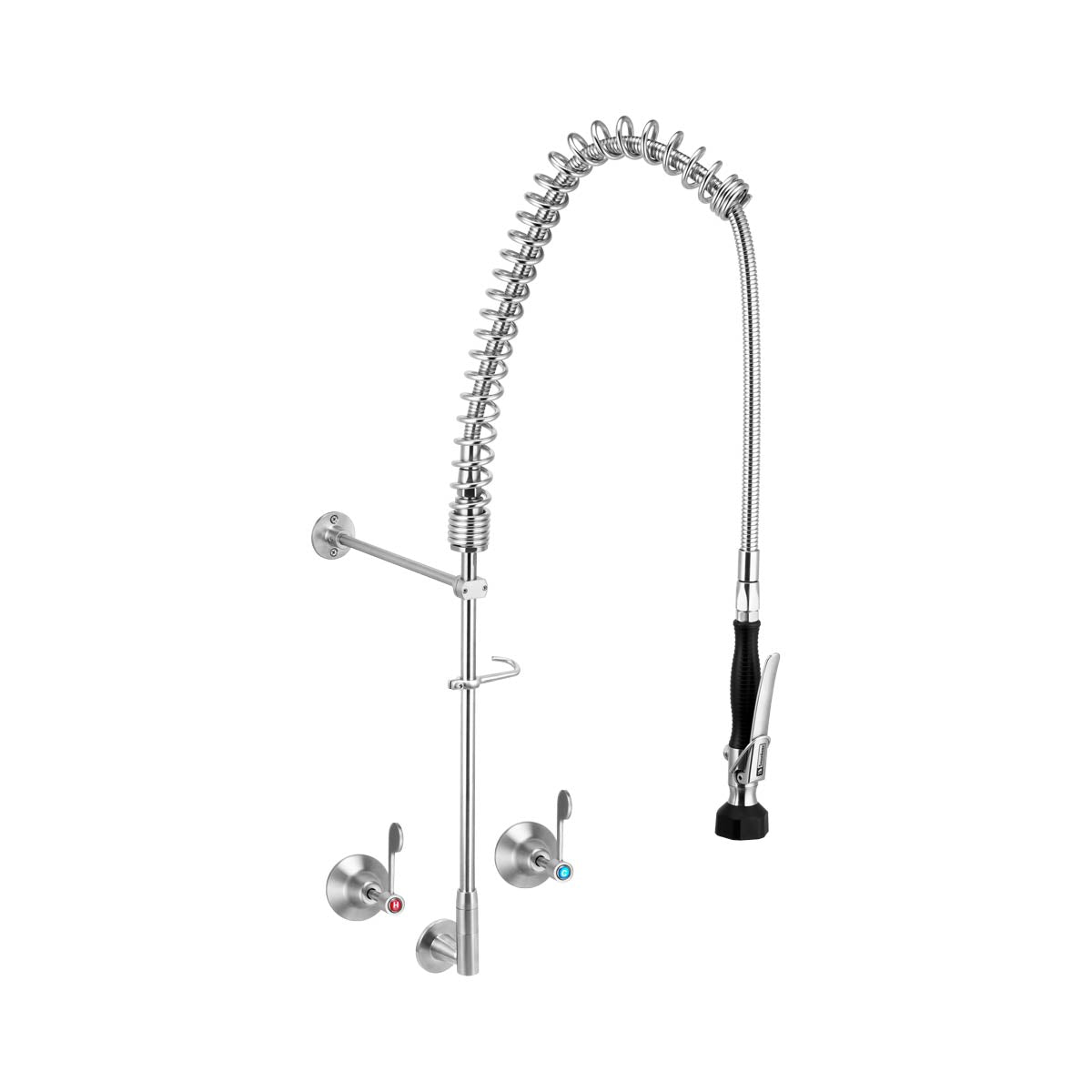3Monkeez T-3M53810 - Stainless Steel Wall Stops & Elbow Pre-Rinse
